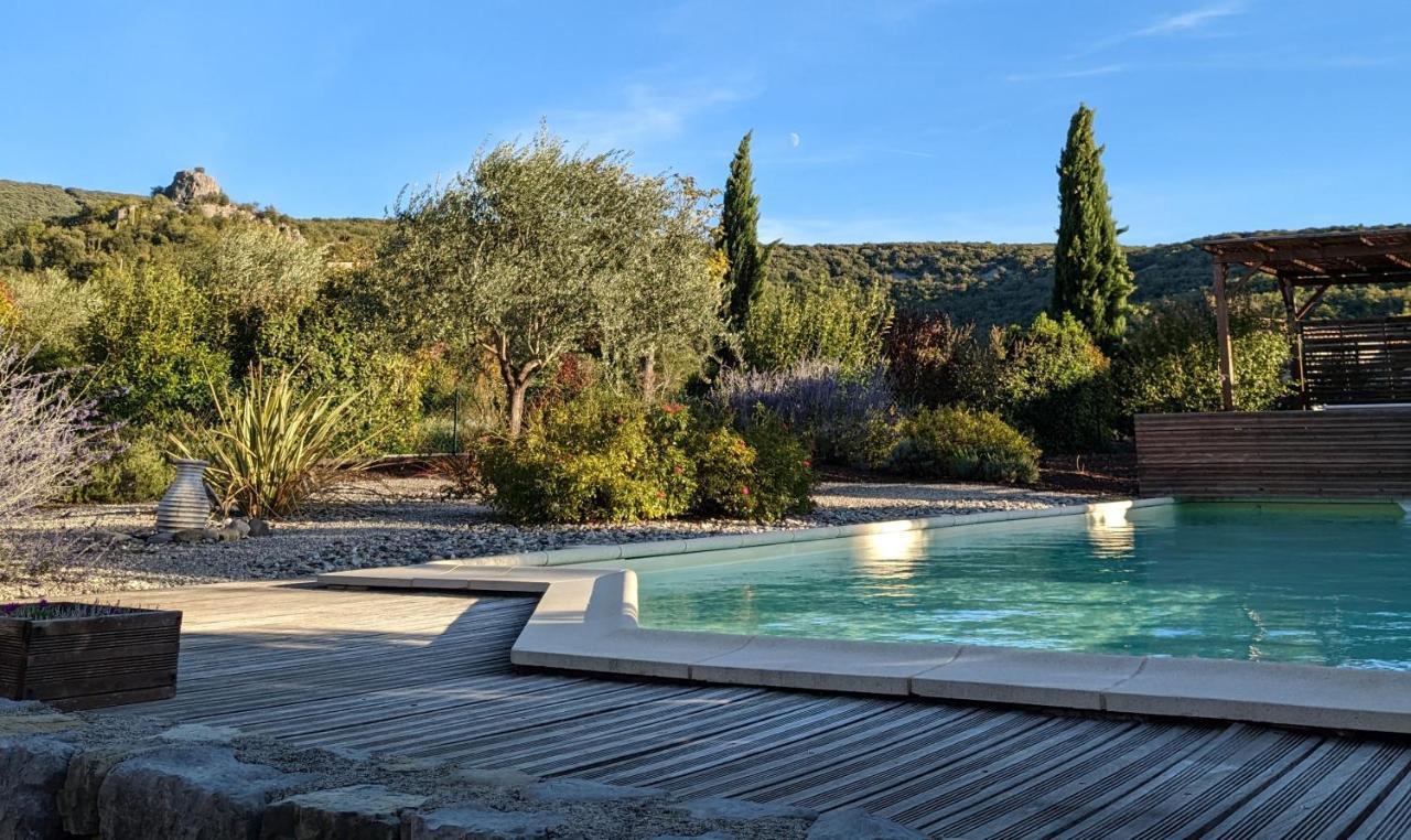 Roulotte de la Villa Font Vive Grospierres Esterno foto