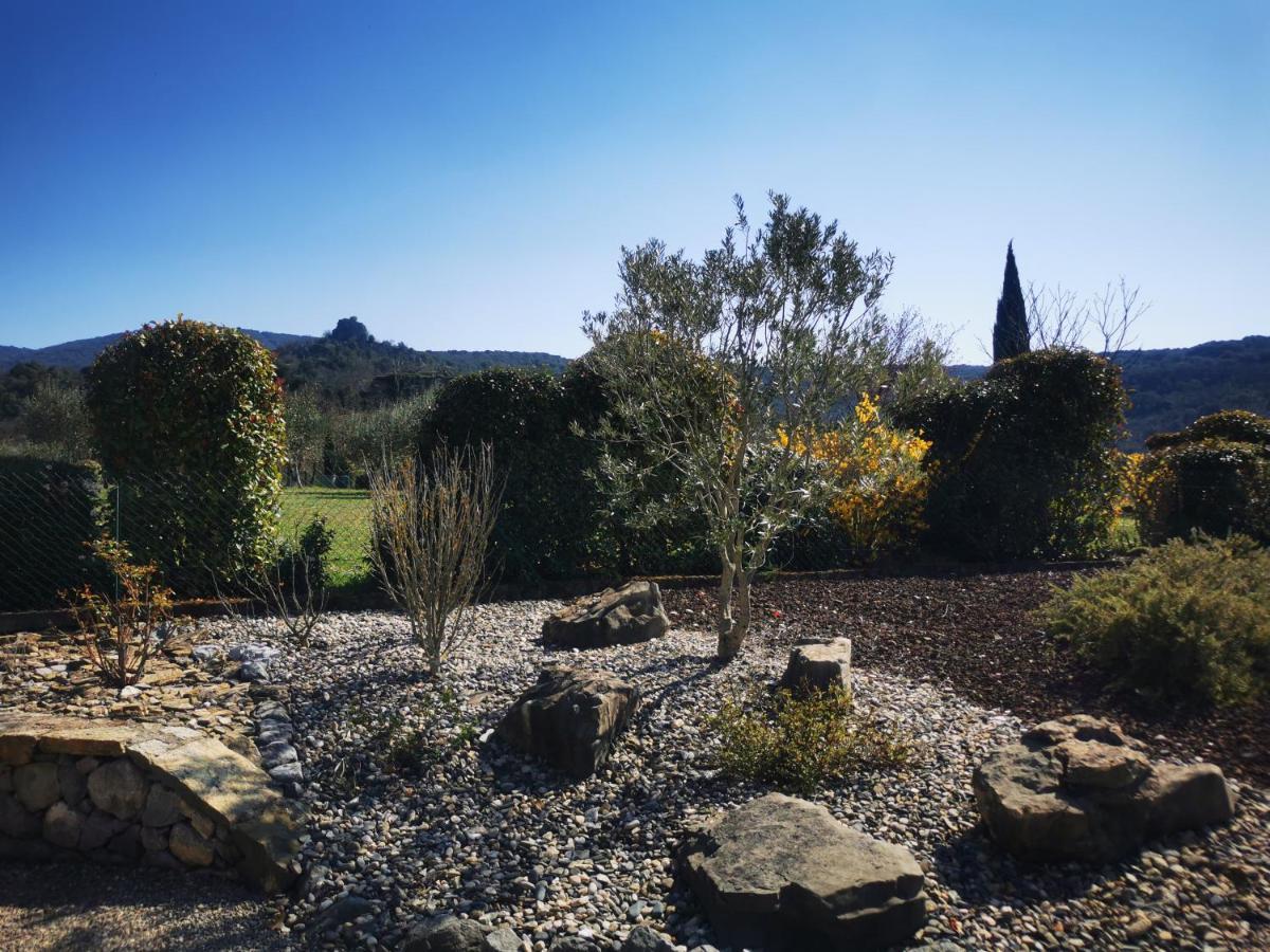 Roulotte de la Villa Font Vive Grospierres Esterno foto